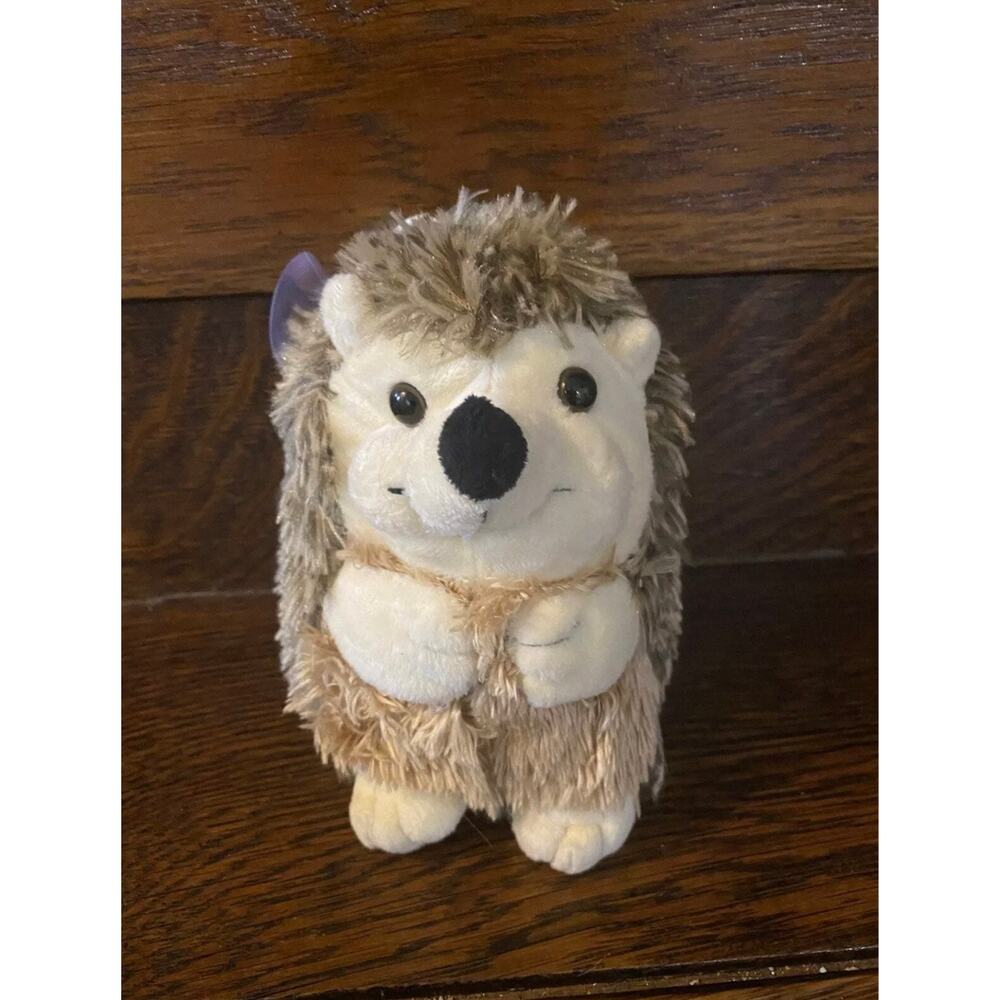 Hedgehog Plush Stuffed Animal 6” NWOT Woodland Critter